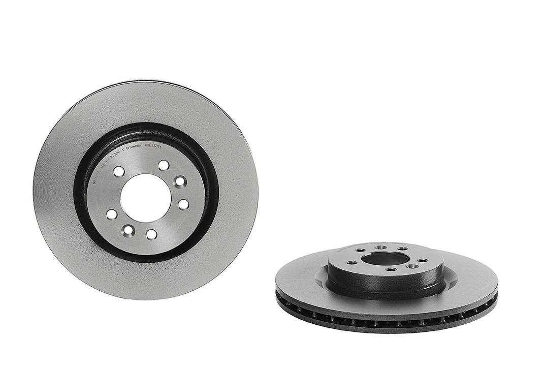 Product of Brembo 09B85811C02 Vented 1 Piece Brake Rotor 