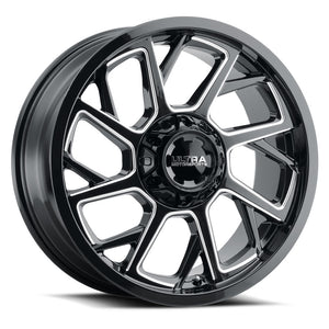 Ultra Wheel 120-8935bm+18 Wheel||120 Patriot_6b_Glossblack_Milled_Spokes_20_9.Jpg||85||u12208935bm18||1333487