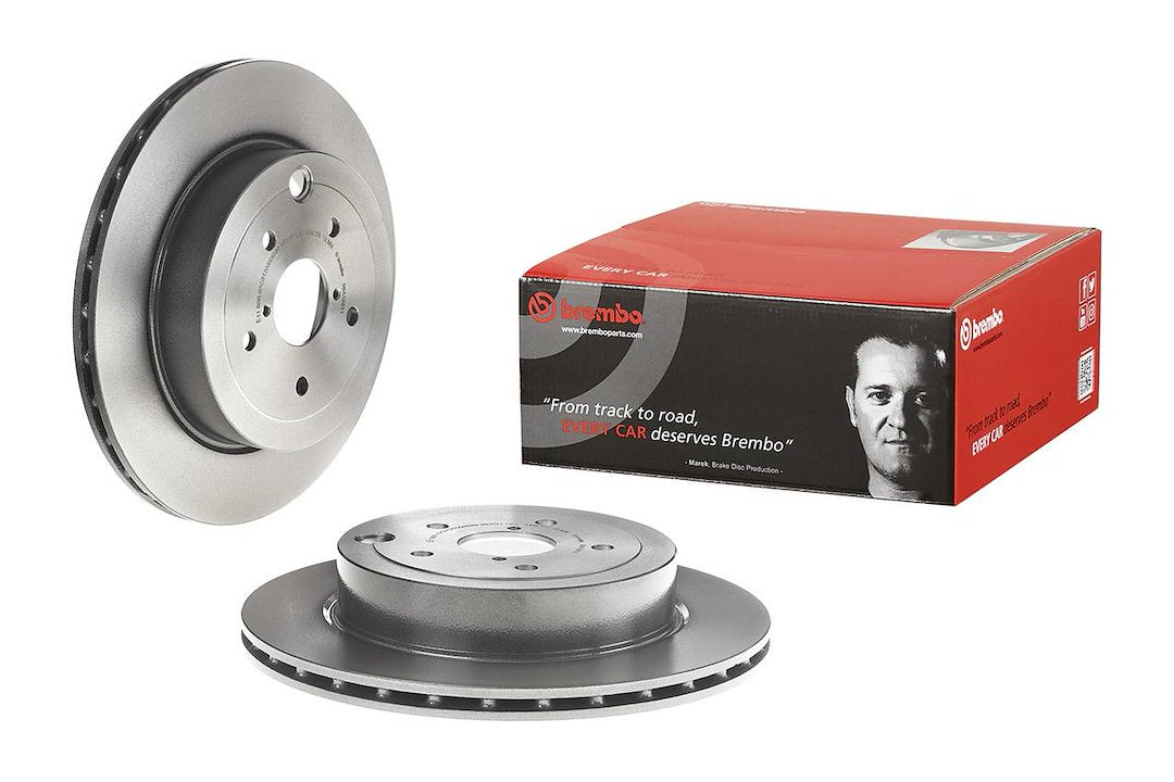 Product of Brembo 09A19811C02 Vented 1 Piece Brake Rotor 