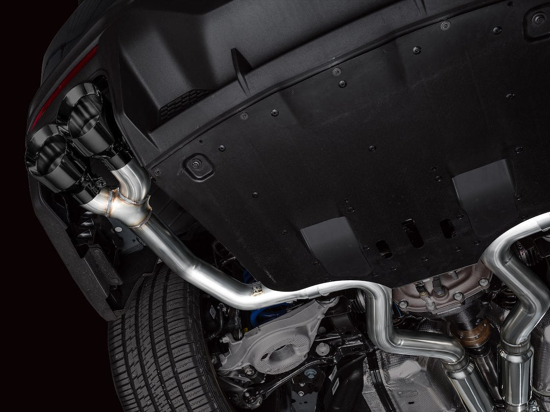 Product of AWE Tuning 3020-43375 Track Edition Cat-Back System Dual Exhaust System Kit 