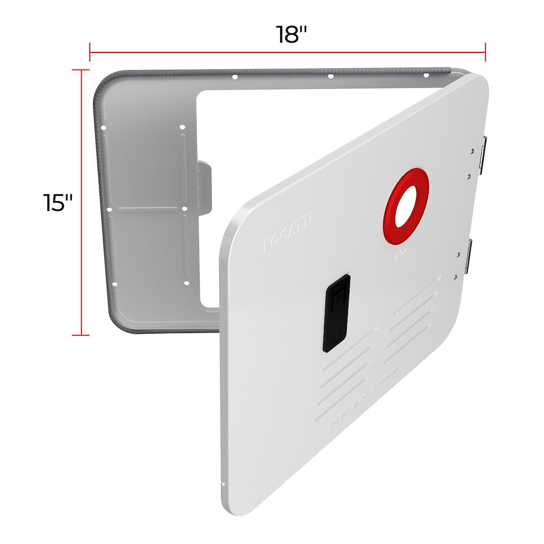 Fogatti Fswd-1518/White Water Heater Access Door||fswd1518-3.Jpg||87||f7ffswd1518wh||1297569