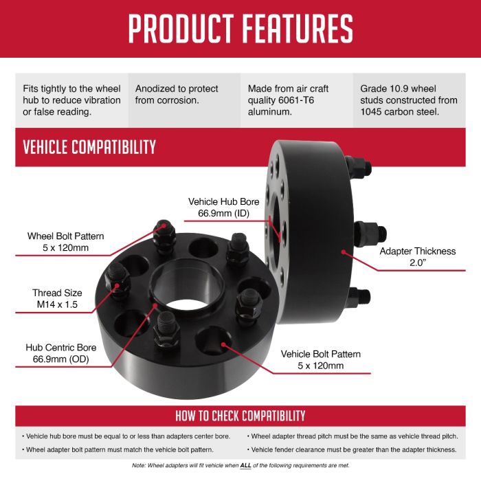 Coyote Wheel Accessories 5120-5120h-E669 Wheel Adapter||5120-5120h-E669_3.Jpg||88||rev05120he669||1699130