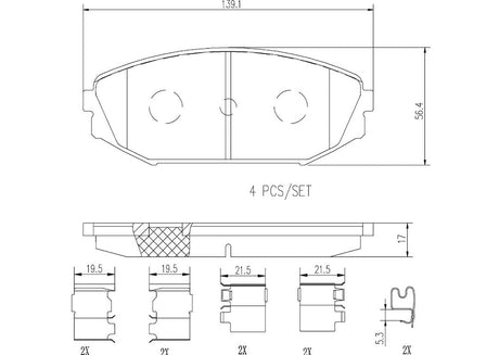 Brembo P28049n Brake Pad||p28049n_2.Jpg||86||brmp28049n||2091699