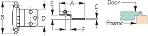 Sea Dog 201914-1 Boat Door Hinge||201914-1_1.Jpg||86||sdg2019141||1118886