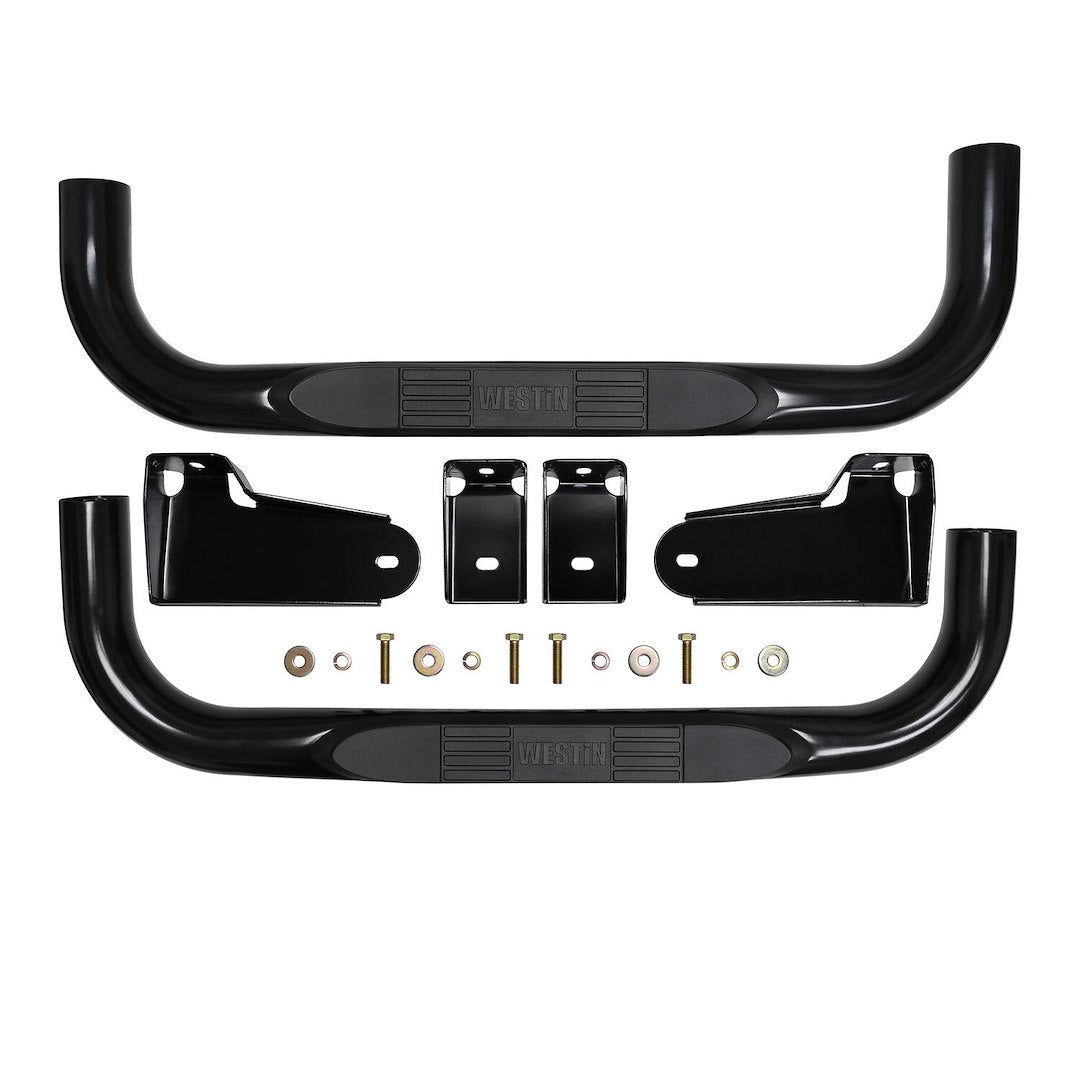 Product of Westin Automotive 23-4115 E-Series Nerf Bar With Surface Steps 