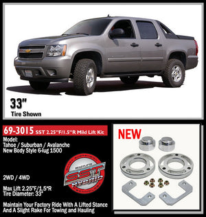 Readylift 69-3015 Lift Kit Suspension||69-3015chevytahoesuburbanava.Jpg||86||r90693015||1112529