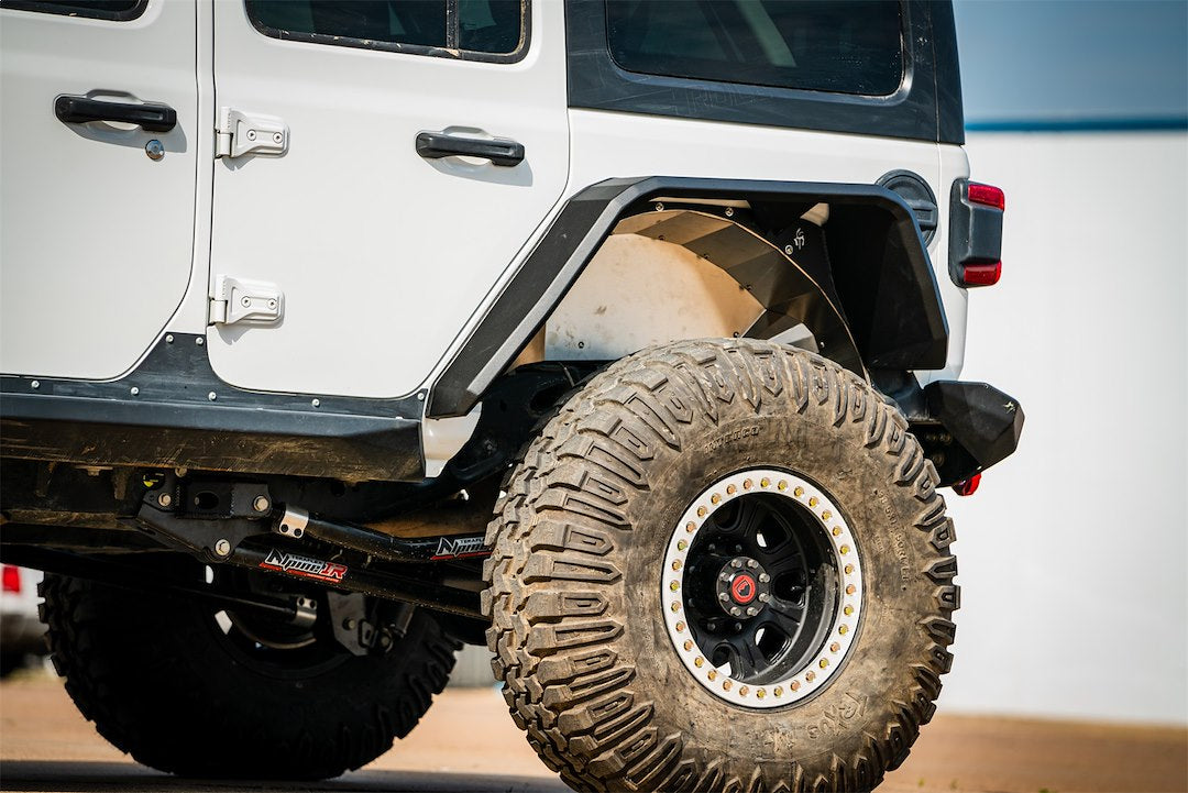 Product of Road Armor 518AFRWB Non-Exposed Fasteners Black Fender Flare - 