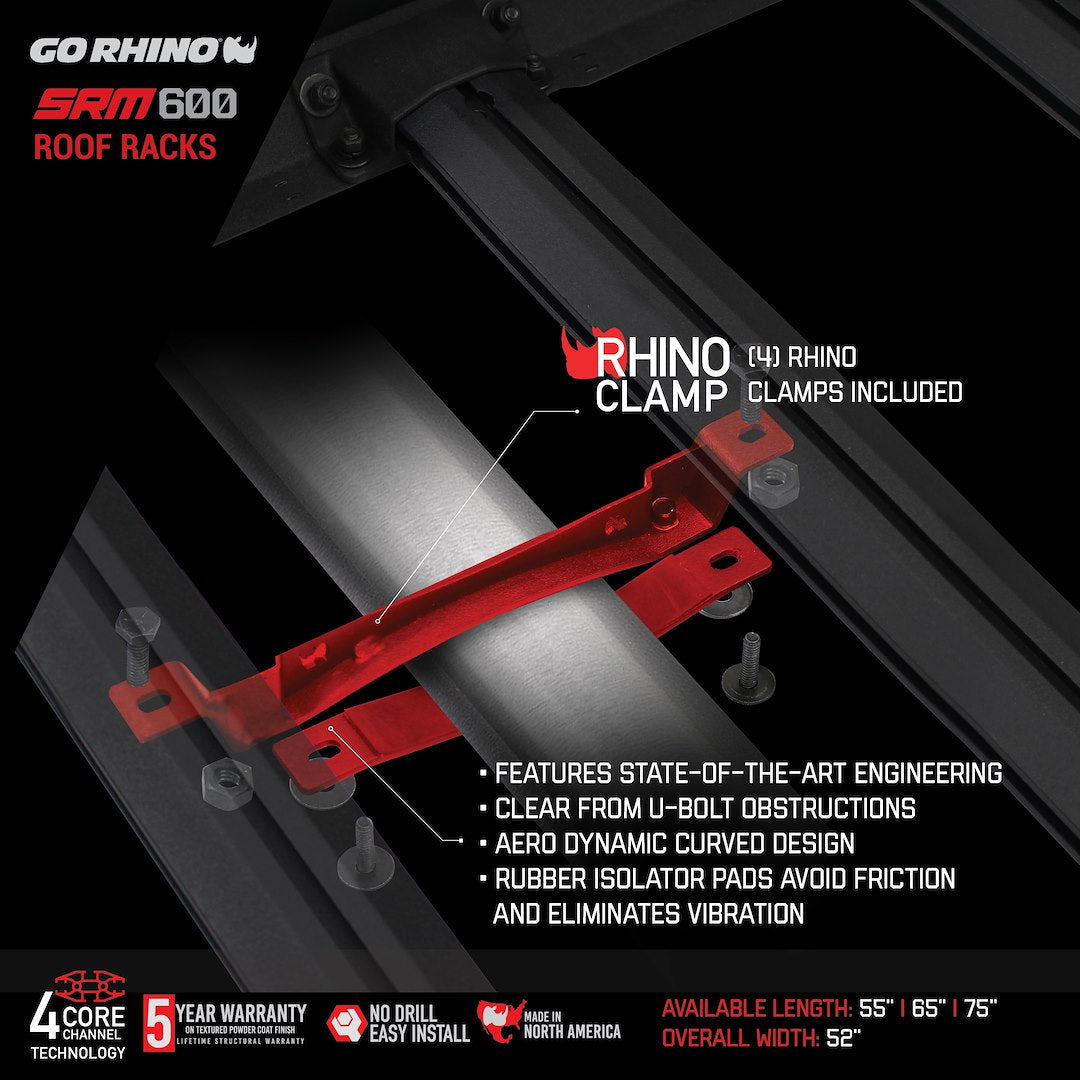 Product of Go Rhino 5936075t Roof Rack