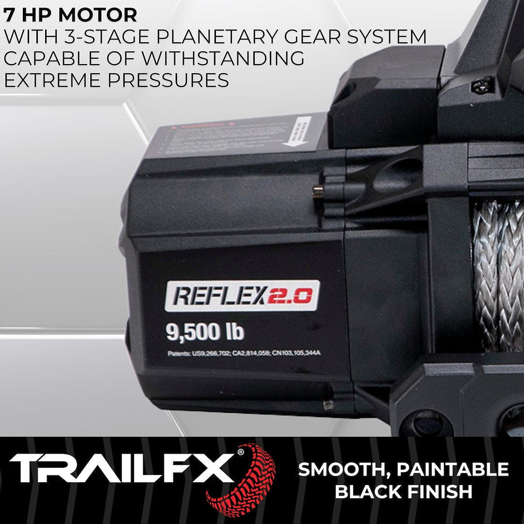 Product of TrailFX WRS295B 9500 Pound Vehicle Recovery Winch 