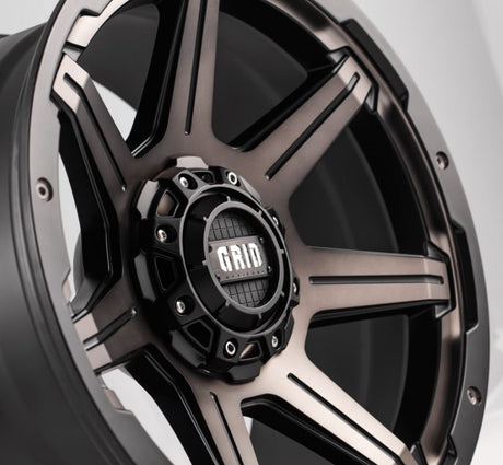 Product of Grid Wheels 20x10 Black With Metallic Dust Face Wheel - Not Applicable Bolt Pattern 
