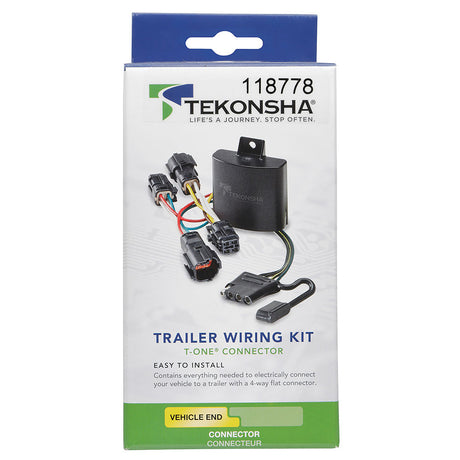 Product of Tekonsha 118778 Vehicle End 4 Flat Trailer Wiring Connector 