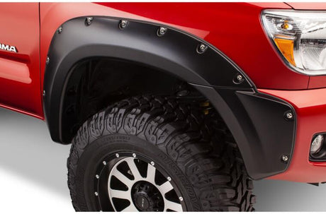 Product of Bushwacker 31928-02 Pocket Style/ Exposed Fasteners Black Fender Flare - Set Of 4 