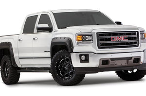 Product of Bushwacker 40960-02 Pocket Style/ Exposed Fasteners Black Fender Flare - Set Of 4 