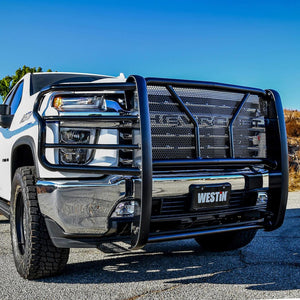 Product of Westin Automotive 57-3995 Grille Guard 1-Piece Black Powder Coated 
