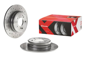 Product of Brembo 0851783XC02 Xtra Solid Cross Drilled 1 Piece Brake Rotor 