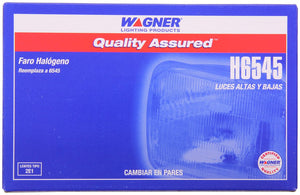 Wagner Lighting H6545 Headlight Bulb||h6545_P02_Pkg.Jpg||94||w31h6545||1019908