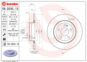 Brembo 08d53013c02 Brake Rotor||08.D530.13_2.Jpg||87||brm08d53013||922016