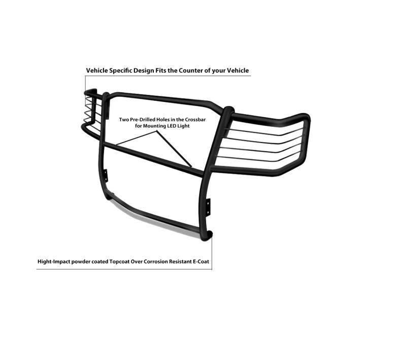 Black Horse Offroad 17fb23ma Grille Guard||17fb23ma_5.Jpeg||89||blk17fb23ma||2237375