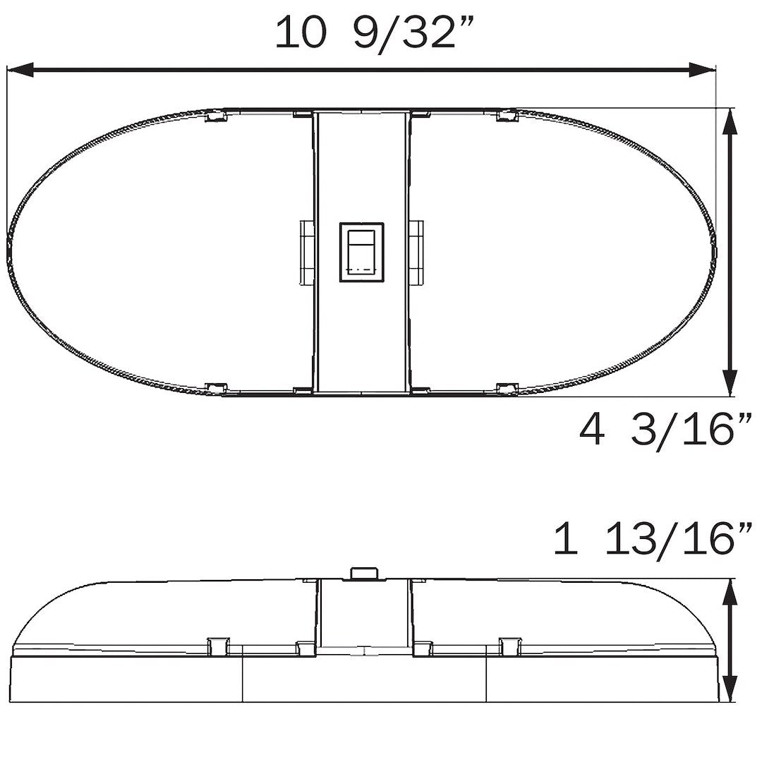 Optronics Rvill34fs Interior Light - Led||rvill34fs_1.Jpg||86||o24rvill34fs||1112320