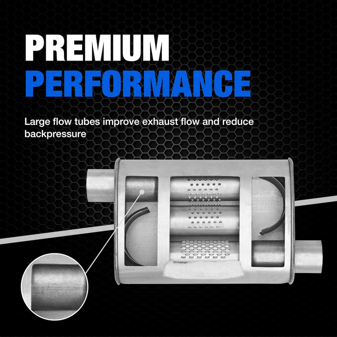 Product of Dynomax 17732 Super Turbo Steel Exhaust Muffler 