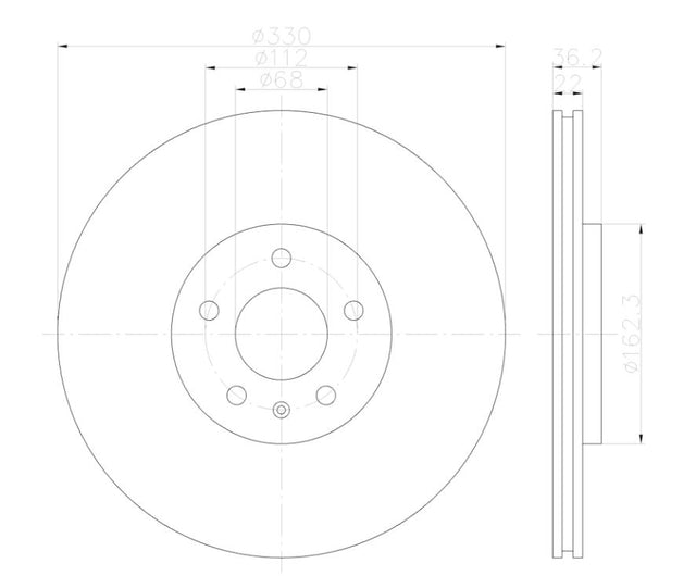 Hella 355123142 Brake Rotor||355123142.Jpg||85||h57355123142||1557657