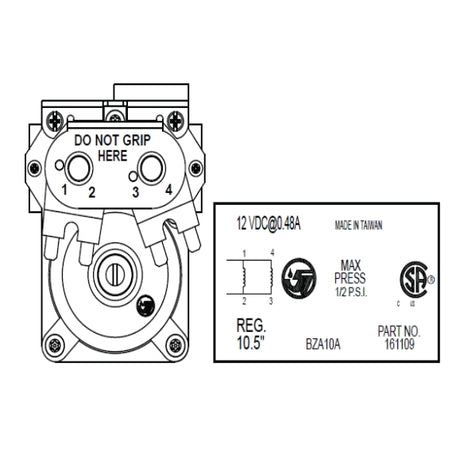 Suburban Mfg 521073 Gas Valve Solenoid||521073.Jpg||85||s6u521073||1254258