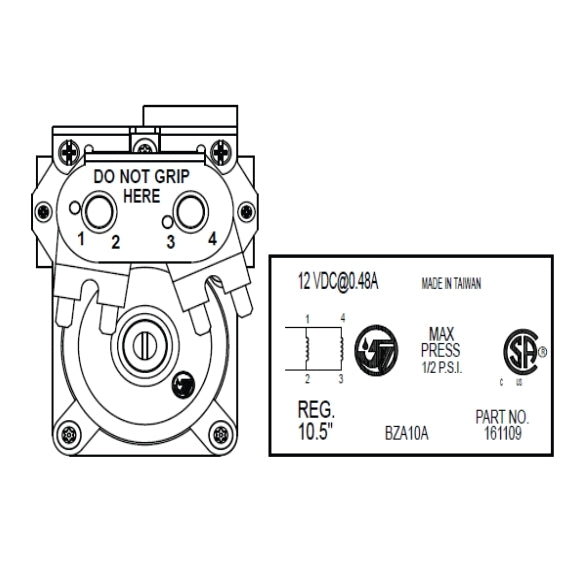 Suburban Mfg 521073 Gas Valve Solenoid||521073.Jpg||85||s6u521073||1254258