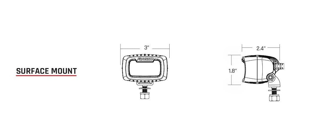 Rigid Lighting 980003 Backup Light - Led||980003_2.Jpg||87||r2g980003||1431768