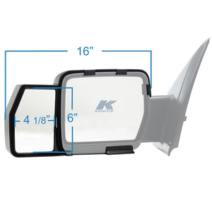 K-Source 81810 Exterior Towing Mirror||81810_3.Jpg||88||k8181810||1070605