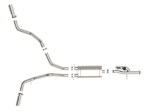 Product of Advanced FLOW Engineering 49-34133-P Gemini XV Cat-Back System Single Exhaust System Kit 