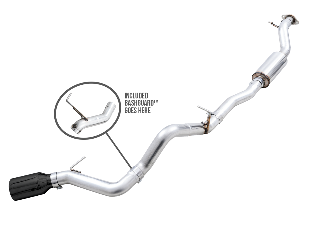 Product of AWE Tuning 3015-23789 0FG Cat-Back System Single Exhaust System Kit 