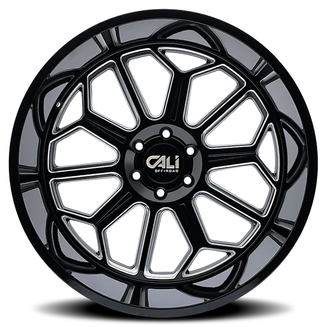 Cali Off-Road 9117-24483bm Wheel||9117 Auburn_Gloss Black With Milled Accents_6 Lug_1.Png||86||wgh911724483b||2268853