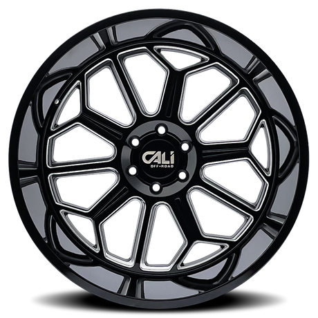 Cali Off-Road 9117-24483bm Wheel||9117 Auburn_Gloss Black With Milled Accents_6 Lug_1.Png||86||wgh911724483b||2268853