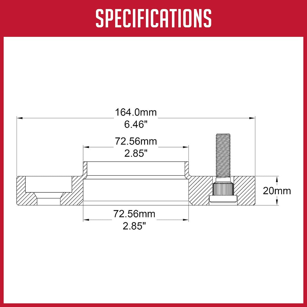 Coyote Wheel Accessories 5120-5120h-Aa669 Wheel Adapter||5120-5120h-Aa72_Specs.Jpg||90||rev5120haa669||1037894