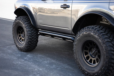 Product of DV8 Offroad SRBR-04 Rock Sliders Nerf Bar With Surface Steps 