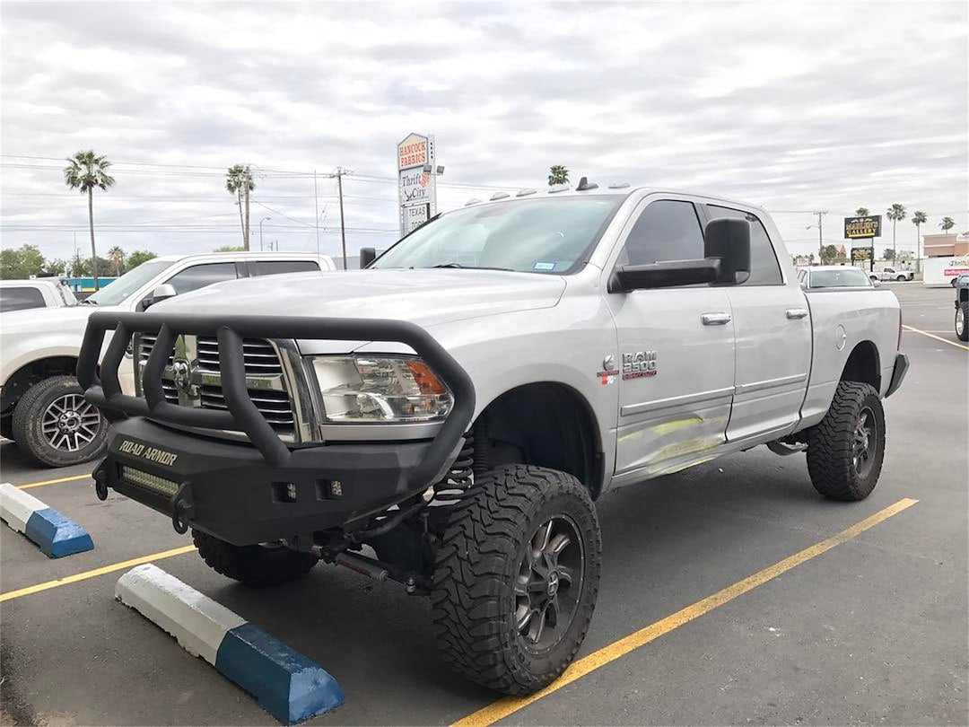 Product of Road Armor 408R2B-NW Stealth Titan II Steel Satin Powder Coated Bumper 
