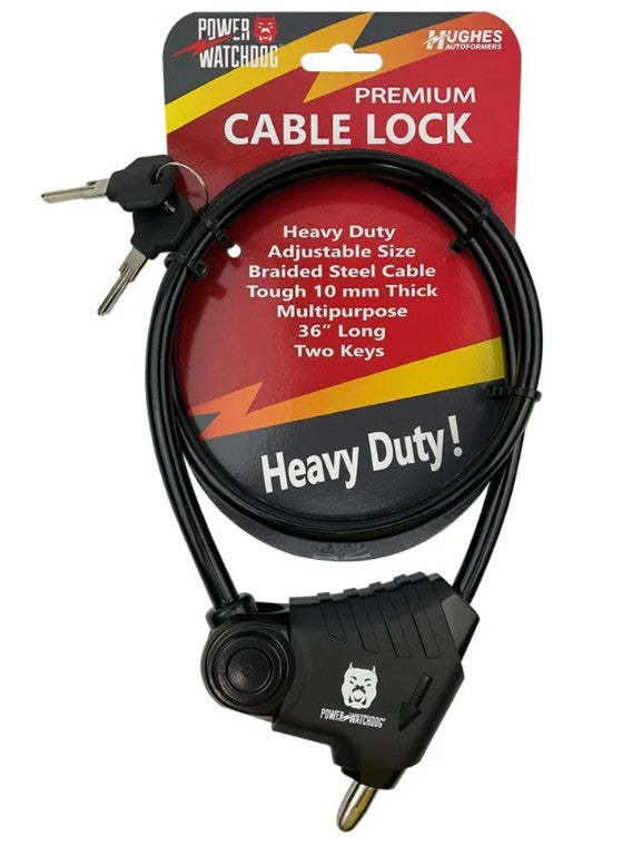 Hughes Auto Lock Cable Lock||lock.Jpg||85||h6zlock||2345008