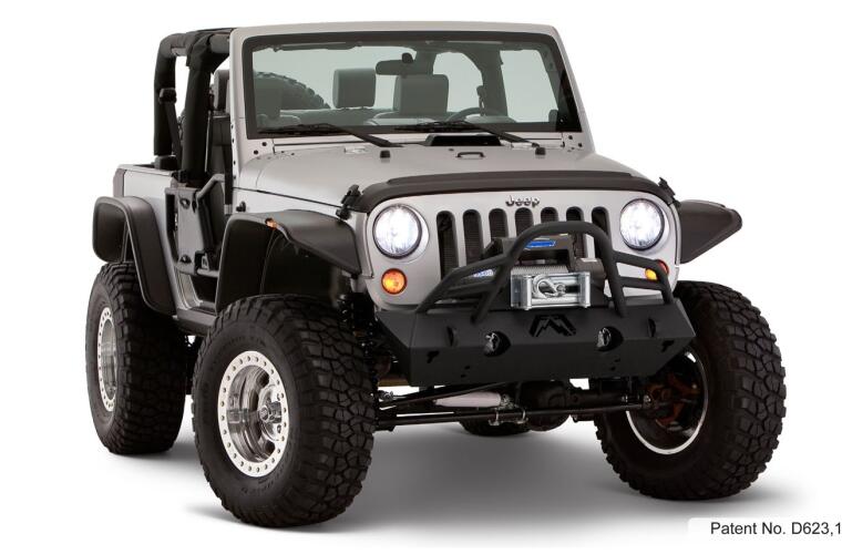 Product of Bushwacker 10919-07 Non-Exposed Fasteners Black Fender Flare - Set Of 4 