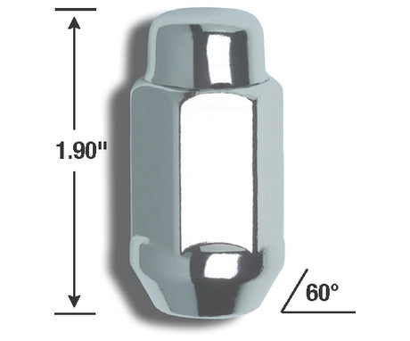 Product of Gorilla 91148XL Acorn Bulge Extra Long 60 Degree Conical Bulge 14x1.5 Lug Nut 