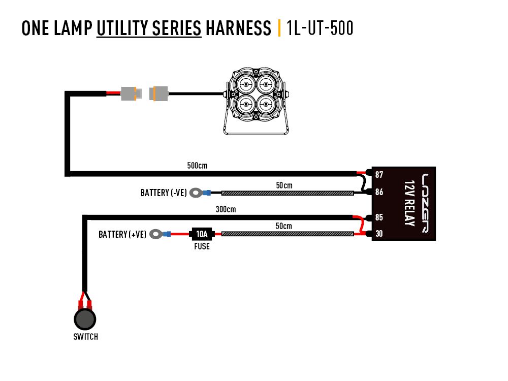 Triple-R Light 1l-Ut-500 Work Light Power Cable||1l-Ut-500_1.Jpg||86||trp1lut500||1349335