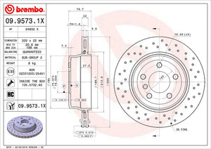 Brembo 0995731xc02 Brake Rotor||||87||brm0995731x||1890149