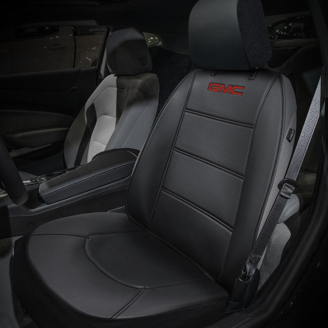 Product of Plasticolor 008580R01 Black With Red Logo Vinyl Seat Cover 