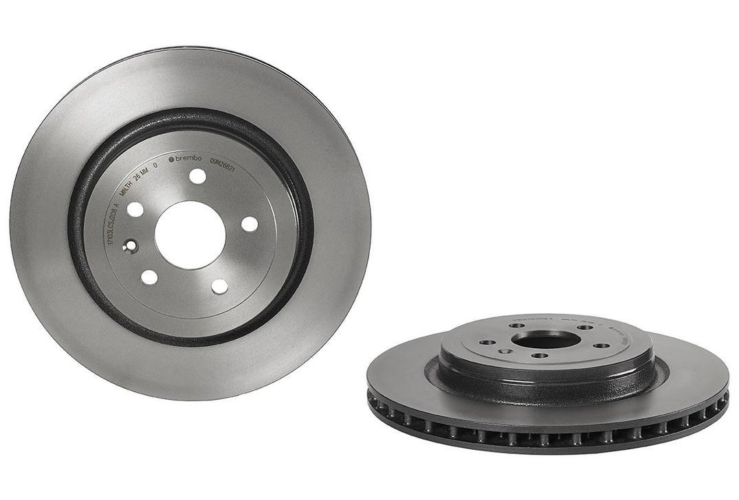 Product of Brembo 09N26621C02 Vented 1 Piece Brake Rotor 