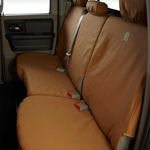 Product of Covercraft SSC8536CABN Carhartt® SeatSaver® Carhartt Brown Duck Weave Fabric Seat Cover 