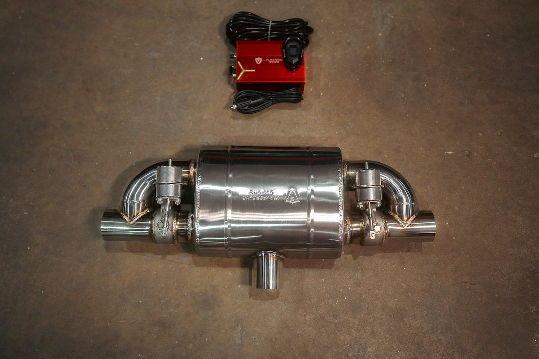 Product of Valvetronic Design UVM.63MM.TSTYLE.X1  Exhaust Muffler 
