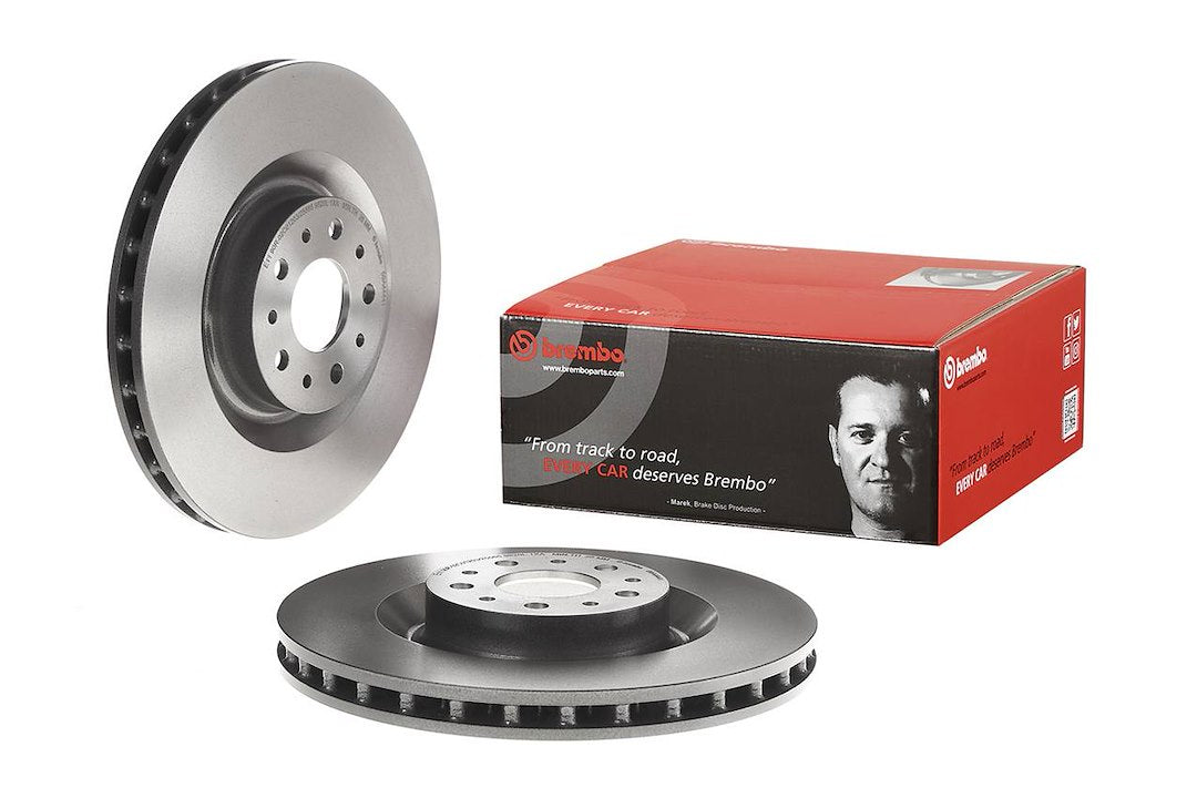 Product of Brembo 09A44441C02 Vented 1 Piece Brake Rotor 