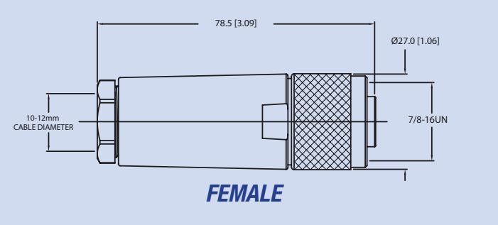 Product of Maretron Fa-Nf-St Mini Field Attachable Connector