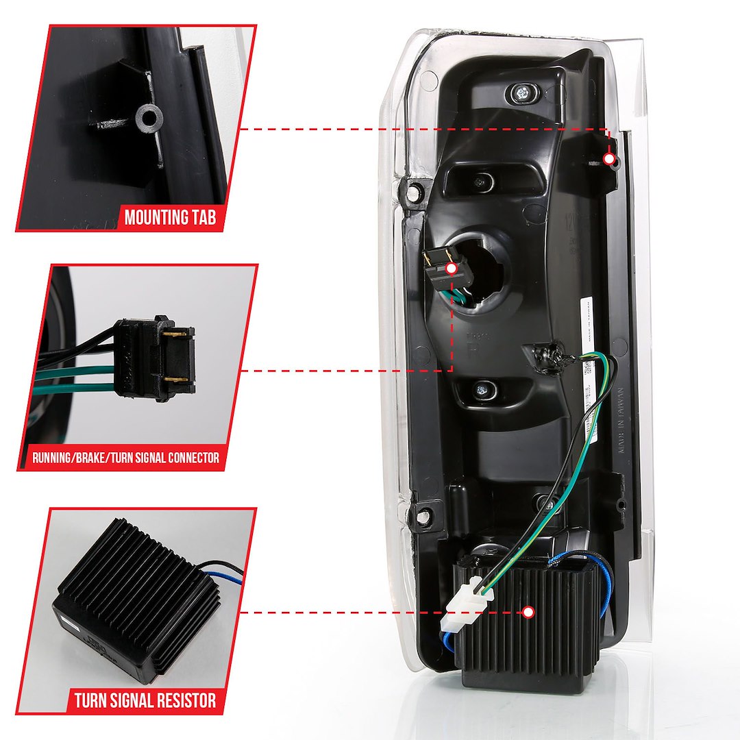 Product of ANZO USA 311350 Tail Light Assembly 