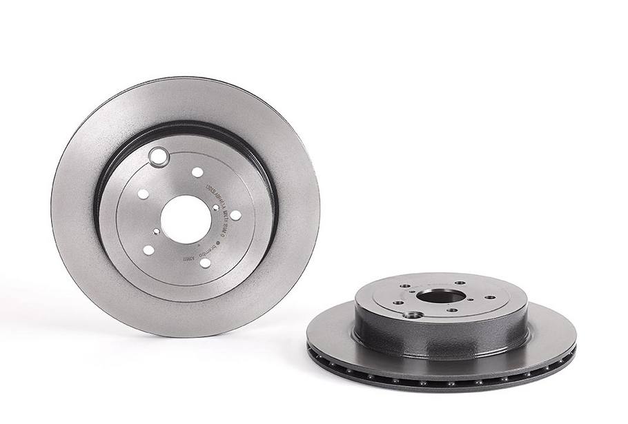 Product of Brembo 09A19811C02 Vented 1 Piece Brake Rotor 