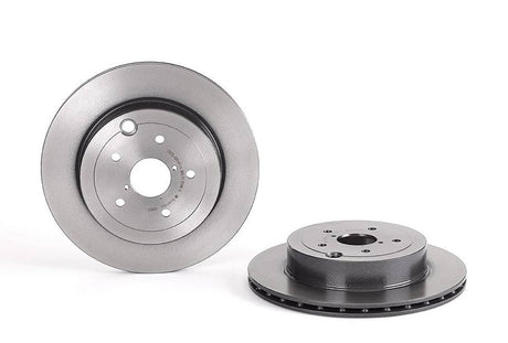 Product of Brembo 09A19811C02 Vented 1 Piece Brake Rotor 